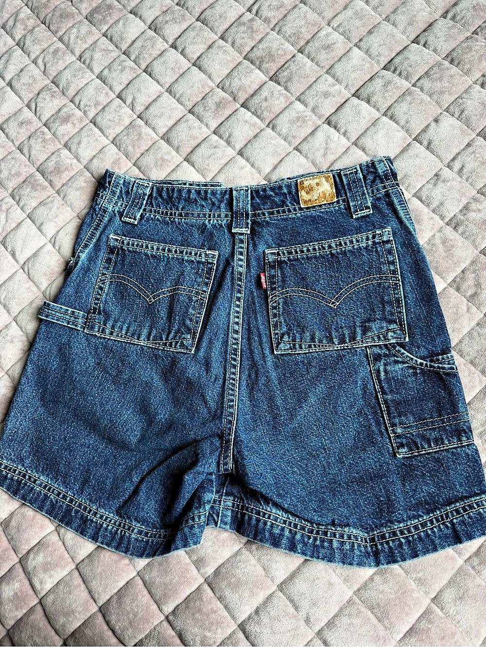 Carhartt Men's Denim Cargo Shorts in Blue